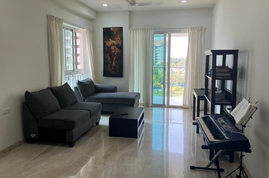 3 BHK Fully Furnished Flat for Rent at Tata Tritvam, Marine Drive 