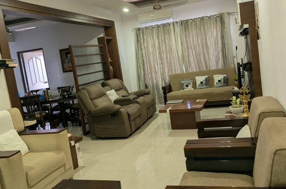 3 BHK Semi furnished Flat for Sale in Vyttila